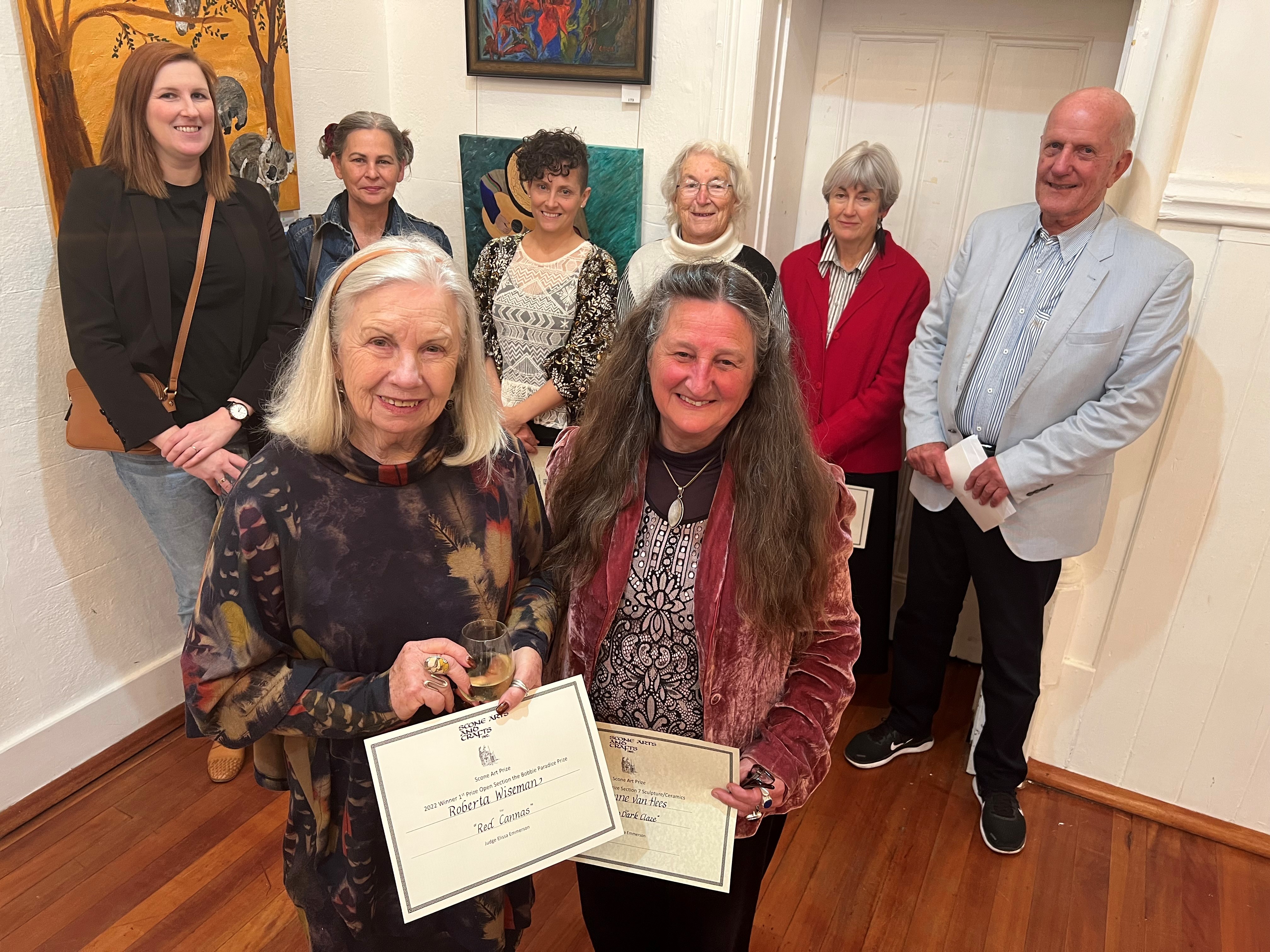 Roberta wins Scone Art Prize after long wait
