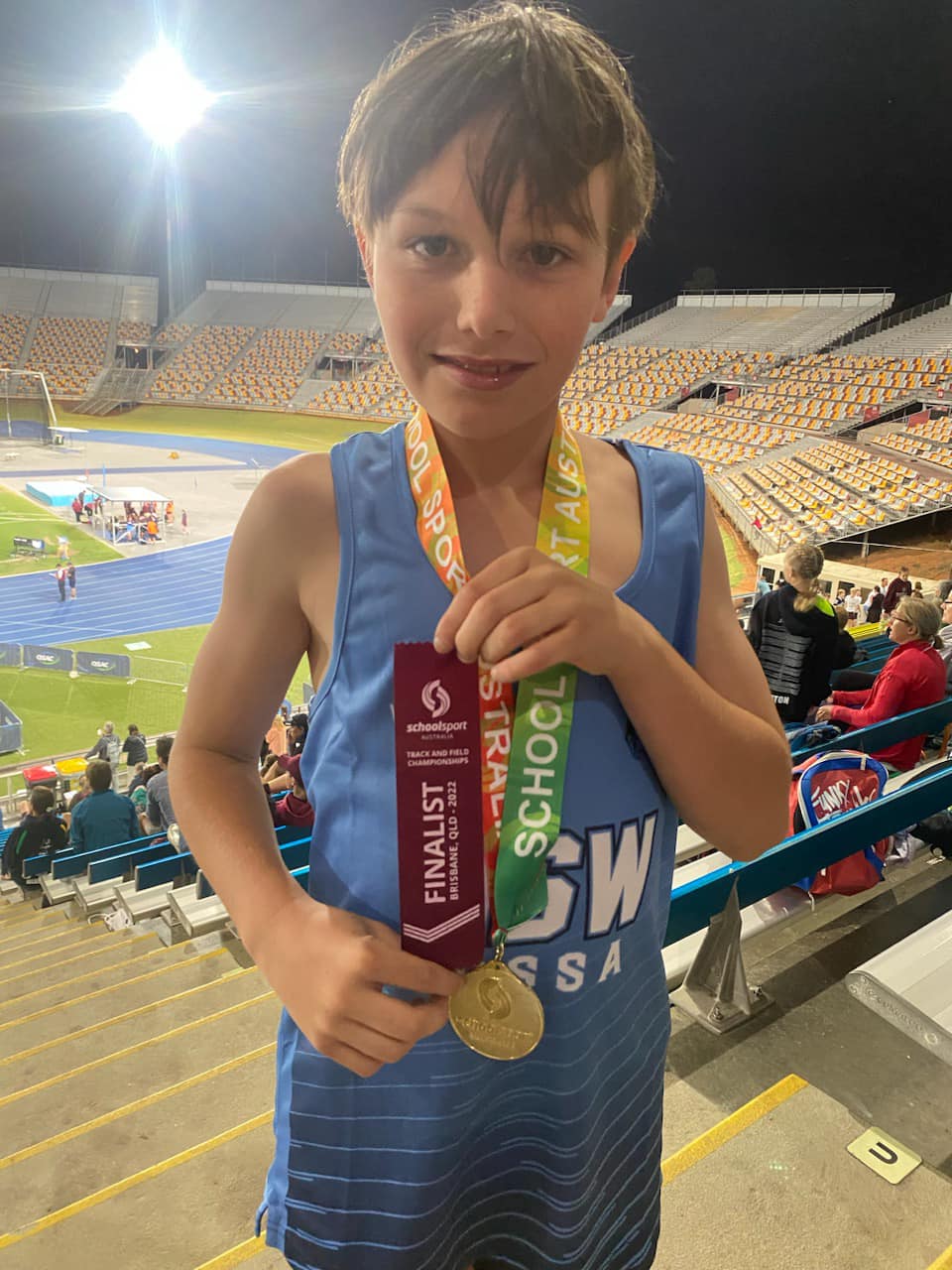 Six medals for Riley in Brisbane