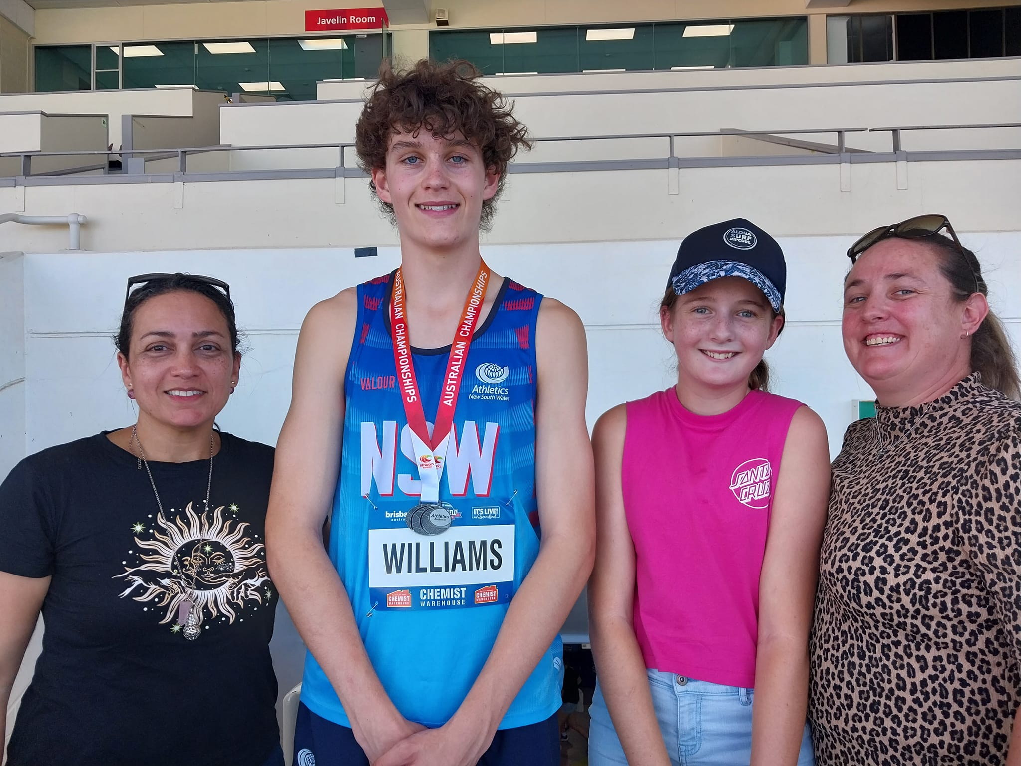 Silver medals for Williams and Hall